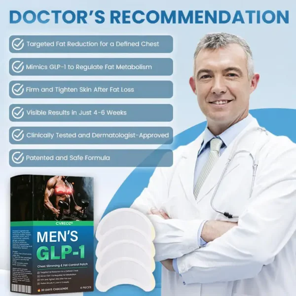 CVREOZ® Men’s GLP-1 Chest Slimming & Fat Control Patch
