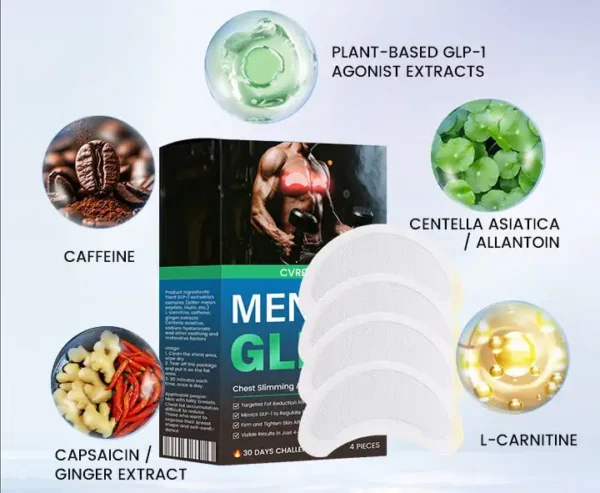 CVREOZ® Men’s GLP-1 Chest Slimming & Fat Control Patch