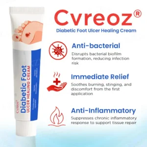 Cvreoz® Diabetic Foot Ulcer Healing Cream (𝟟𝟘% 𝕆𝔽𝔽 𝗘𝗡𝗗𝗦 𝗜𝗡 𝟭𝟬 𝗠𝗜𝗡𝗨𝗧𝗘𝗦)