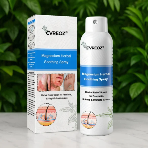Cvreoz® Magnesium Herbal Psoriasis Spray 👨‍⚕️ FDA Approved