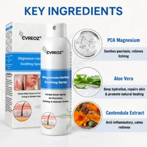 Cvreoz® Magnesium Herbal Psoriasis Spray 👨‍⚕️ FDA Approved
