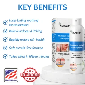 Cvreoz® Magnesium Herbal Psoriasis Spray 👨‍⚕️ FDA Approved