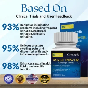 `Cvreoz® Male Power Cordyceps Tablets