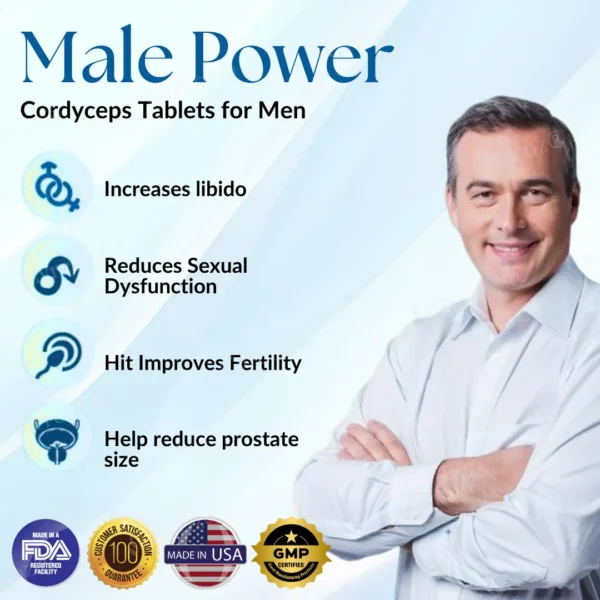 `Cvreoz® Male Power Cordyceps Tablets