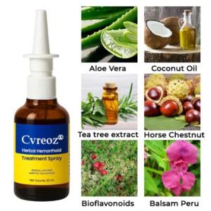 Cvreoz® Herbal Hemorrhoid Treatment Anal Spray