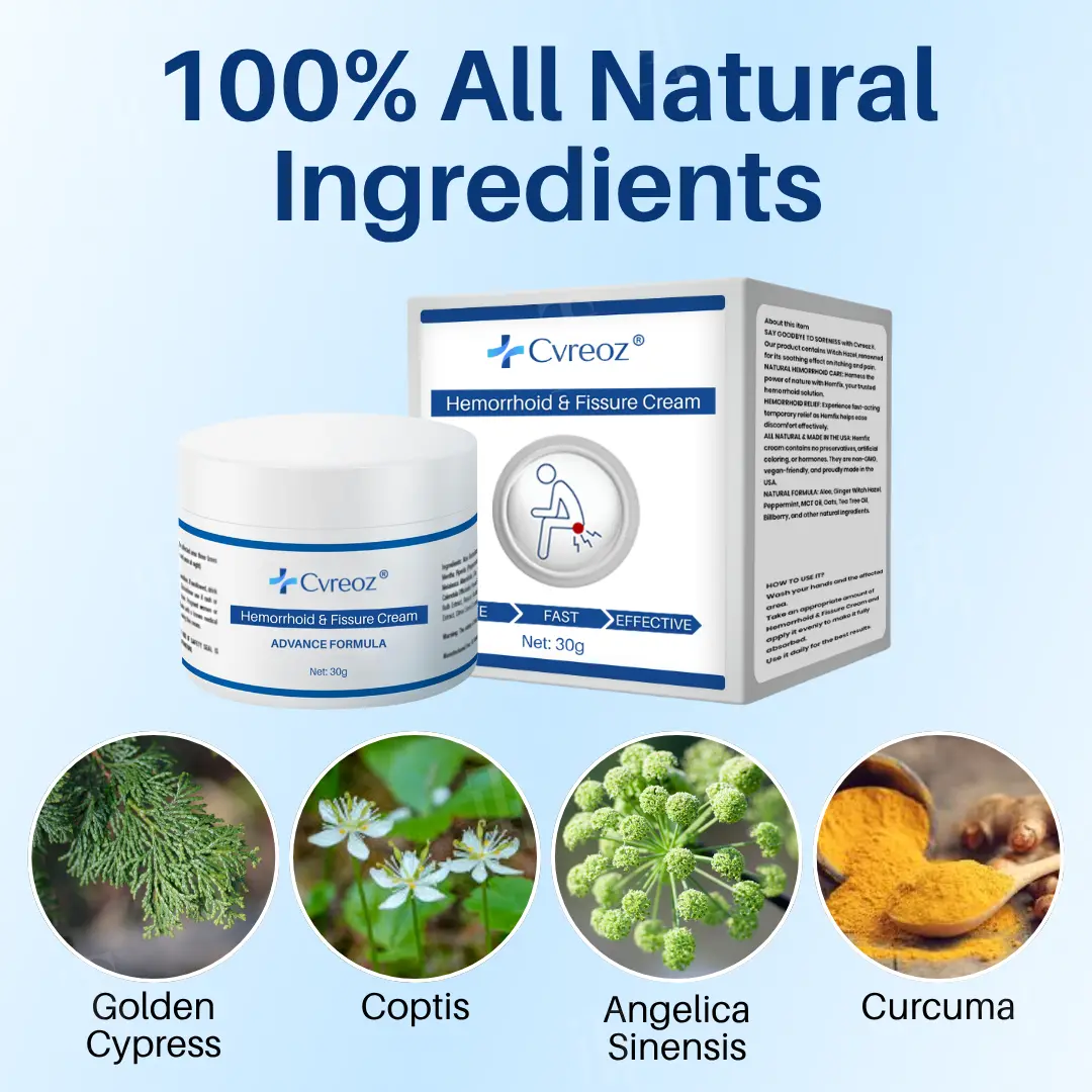 🏷️ EXCLUSIVE DEAL! 50% OFF - Cvreoz® Hemorrhoid & Fissure Cream