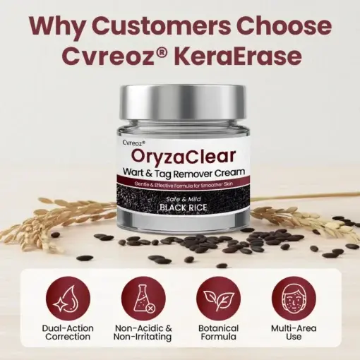 Cvreoz® OryzaClear Black Rice Botanical Keratin-Softening Cream